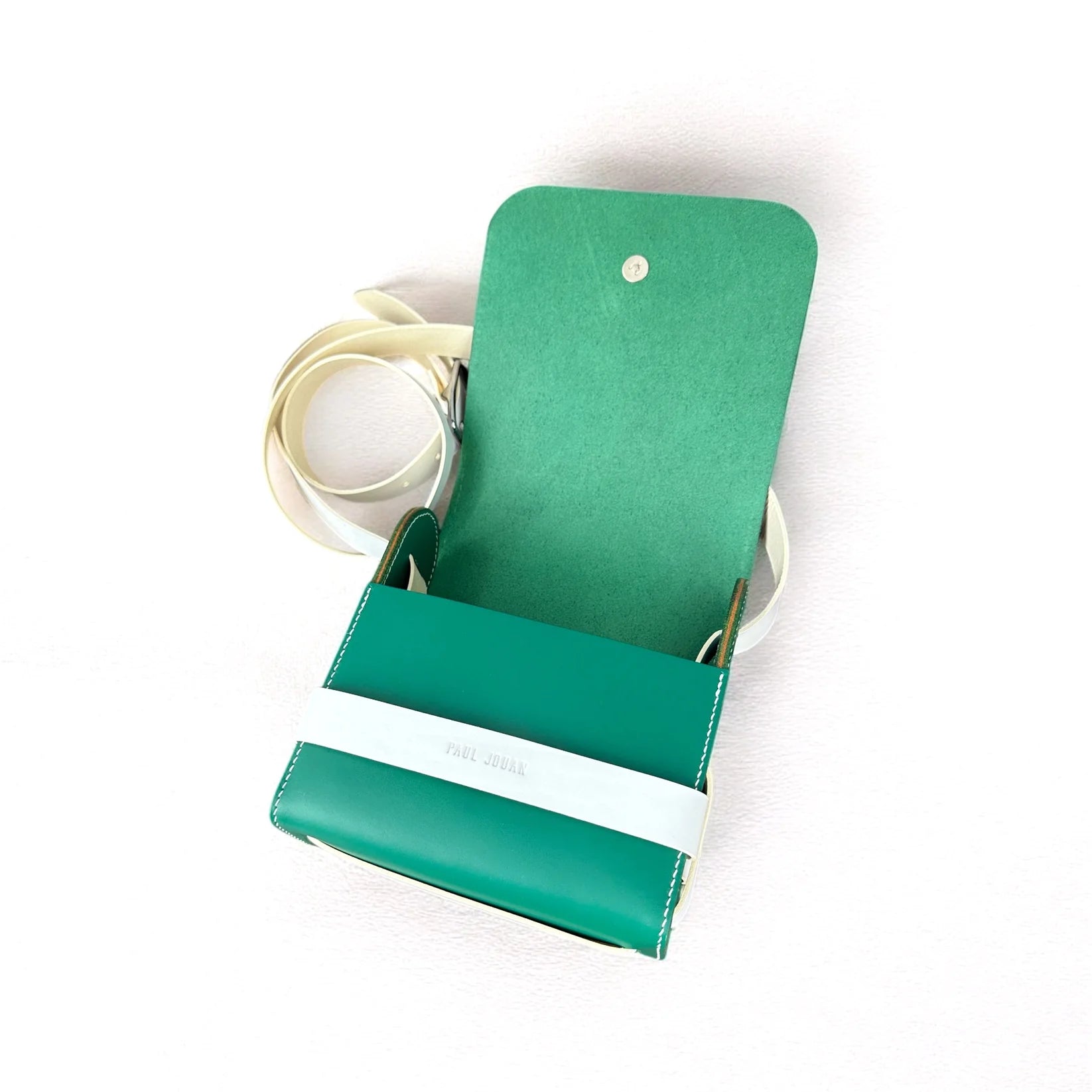 Green & White Zouzou Bag