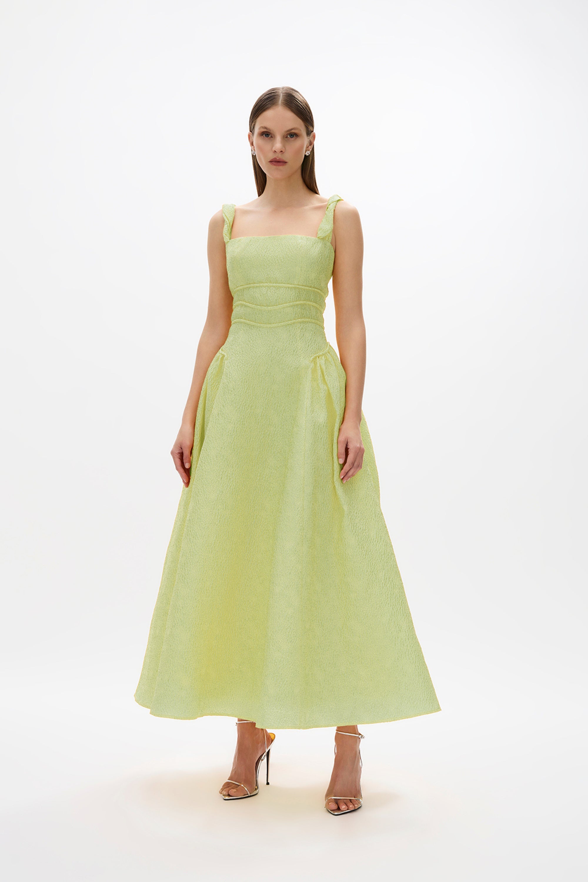 SOPHIA STRAP DRESS LIME / 1