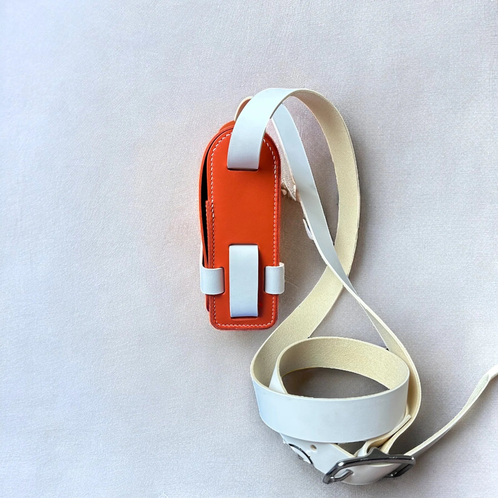 Orange & White Zouzou Bag