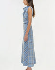 Burke Draped Midi Dress