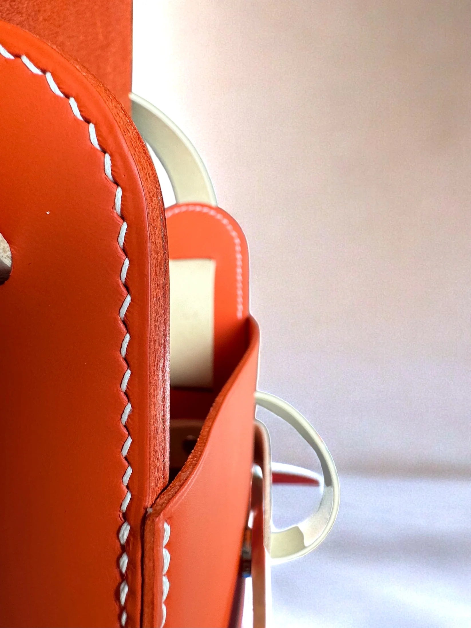 Orange & White Zouzou Bag