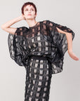 SILK JQ ORGANDY BLOUSE