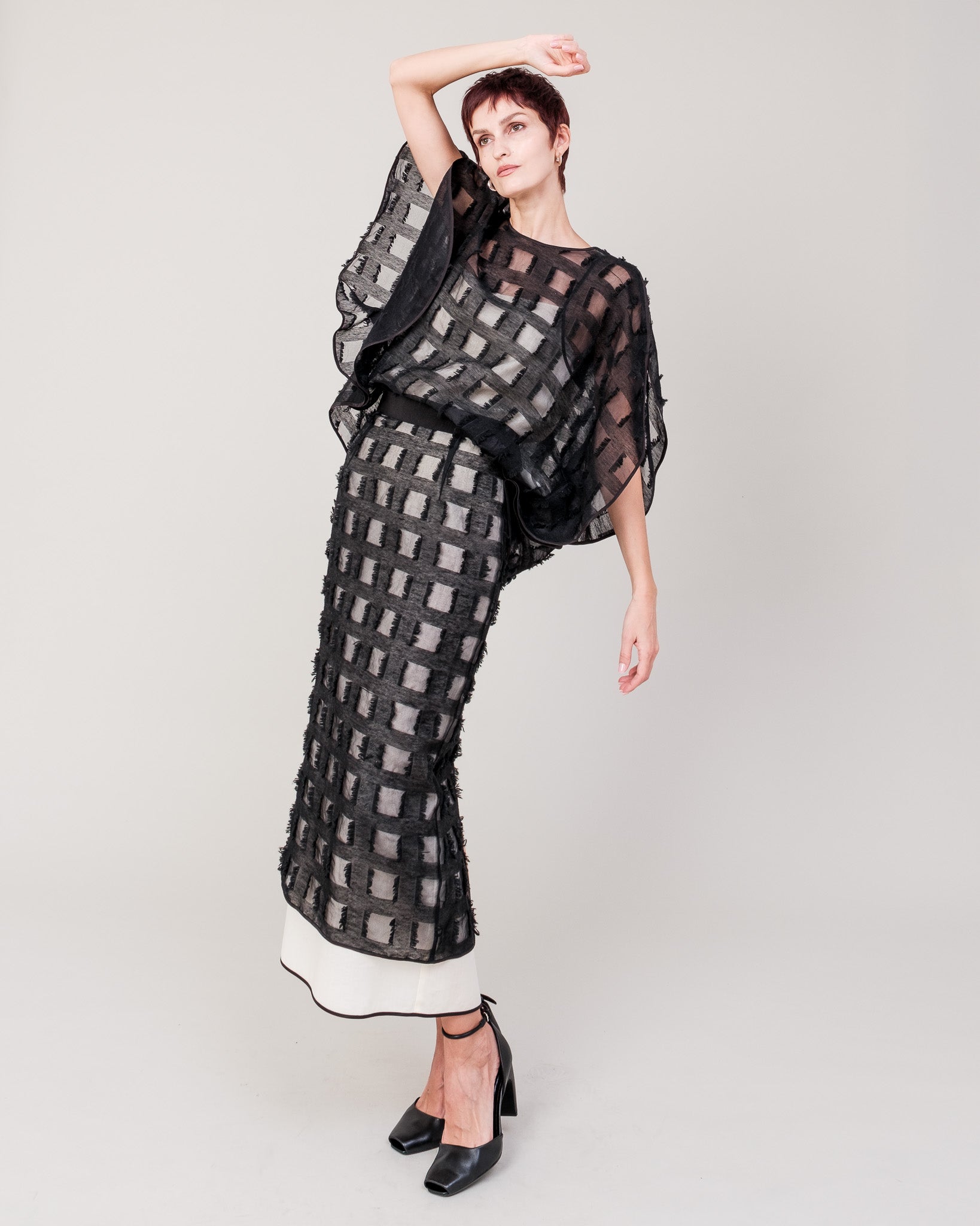 SILK JQ ORGANDY SKIRT