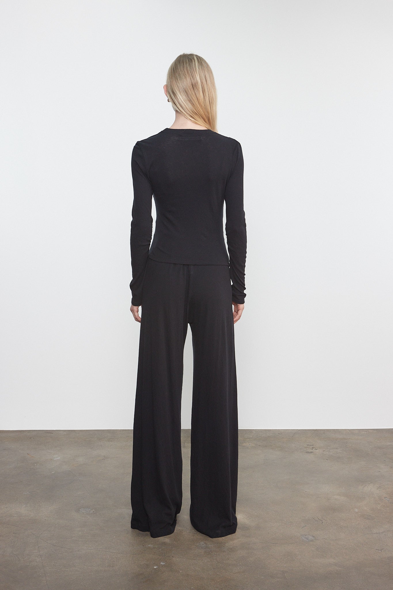 Cashmere Jersey Easy Drawcord Pant