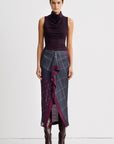 Front Ruffle Skirt