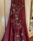 Marsala Corset Dress
