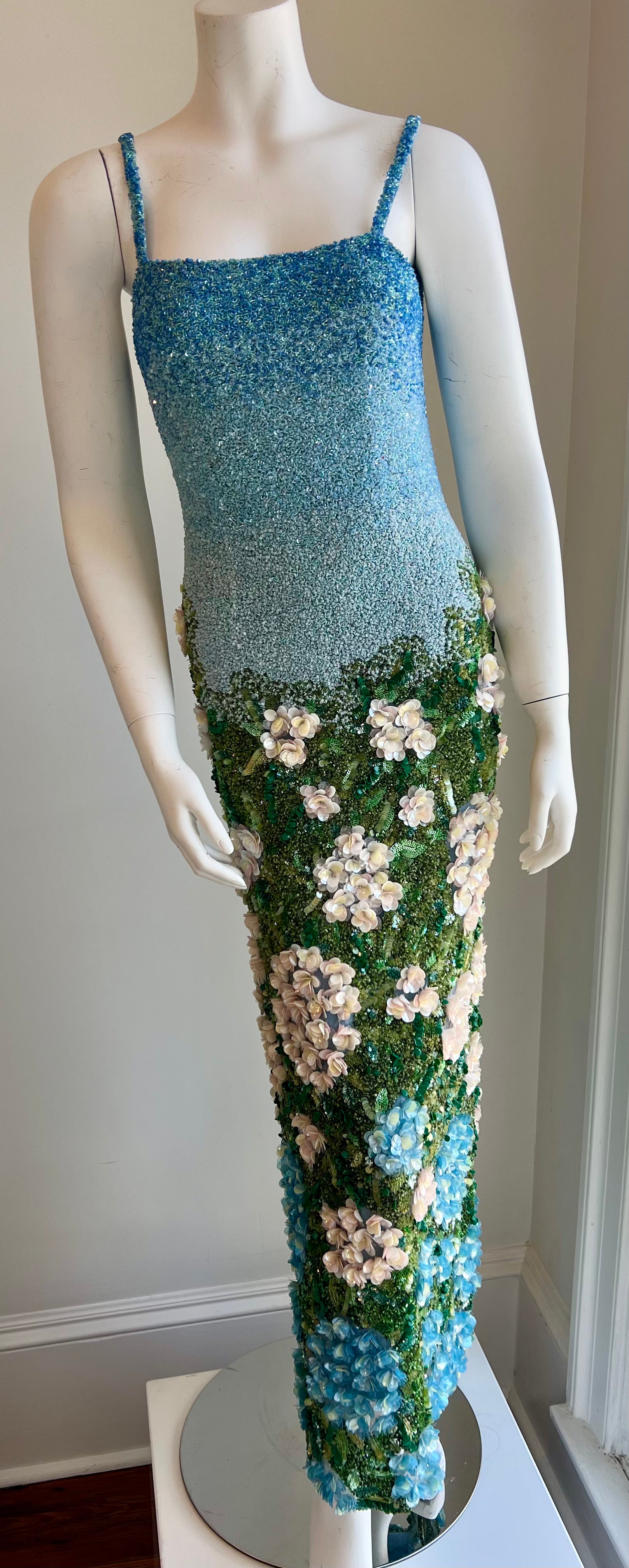 white christmas dresses Hydrangea Embr Gown