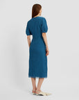 Short Sleeve Midi Dress