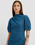 Short Sleeve Midi Dress