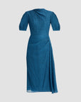 Short Sleeve Midi Dress