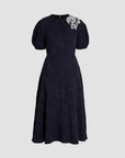 Short Sleeve Midi Dress