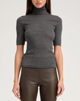 Short Sleeve Turtleneck