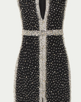 Belina Embroidered Crystals Column Gown