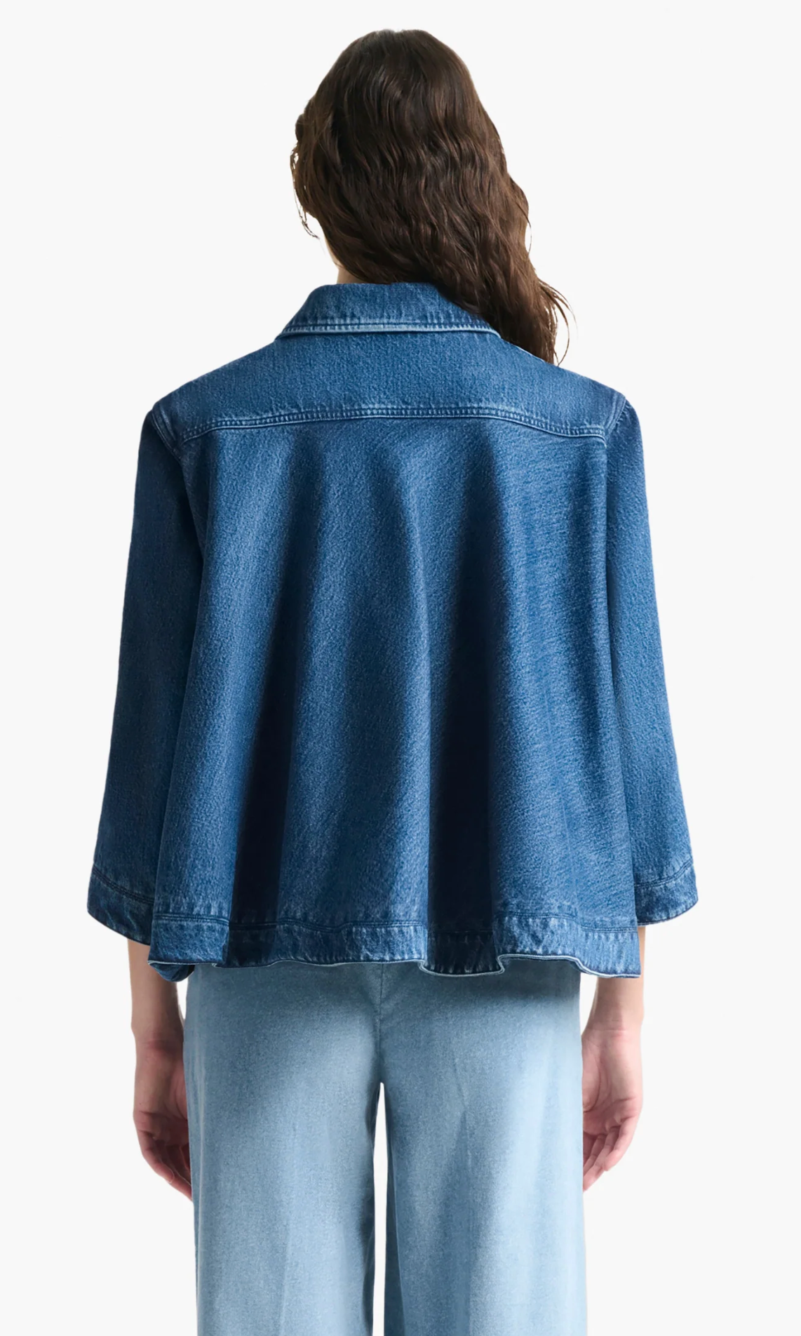 SACRA 2025SS AUTHENTIC DENIM JACKET 美品 SACRA サクラ AUTHENTIC DENIM SHIRT JACKET 125609071 2025秋冬