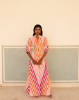 Multi-Colored Illusion Dress