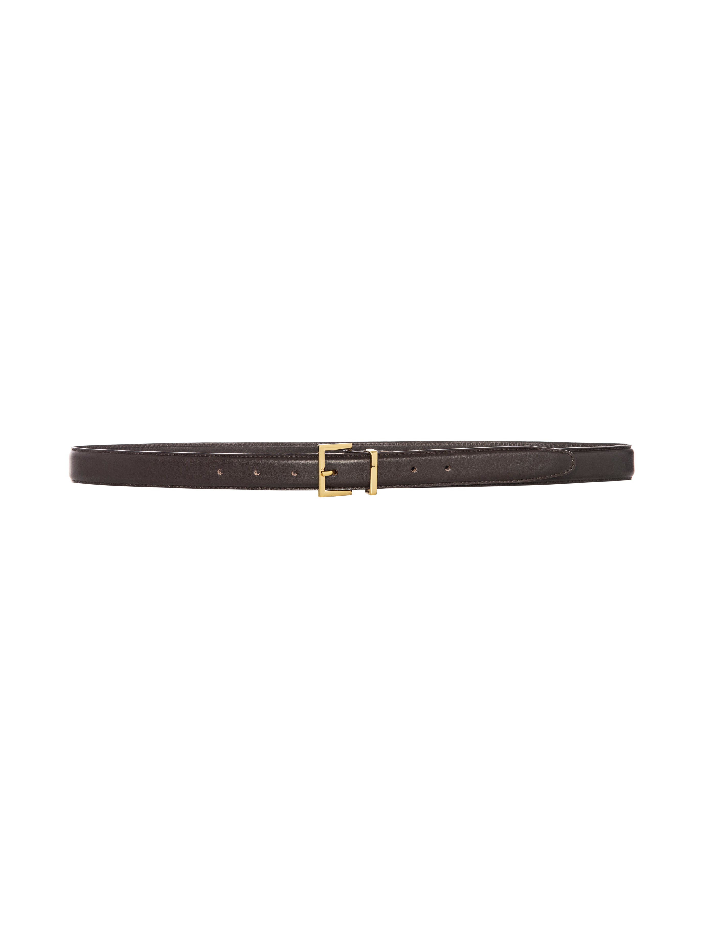 ◆FOLNUA◆ CLASSIC SQUARE BELT25MM 2COLOR F24FWFBBE01 Wholesale Women Simple Square Buckle Design Solid Color All
