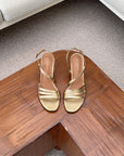 Stella Gold Heel Pumps