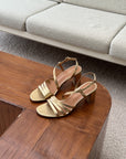 Stella Gold Heel Pumps
