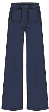 LE SLIM PALAZZO MODERNIST POCKET