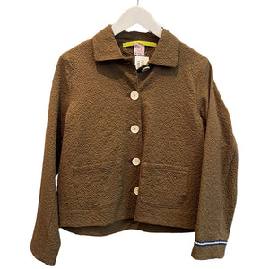 Seersucker Brown Jacket