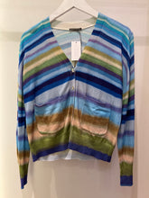 Load image into Gallery viewer, Geomtrc V Neck Cardigan