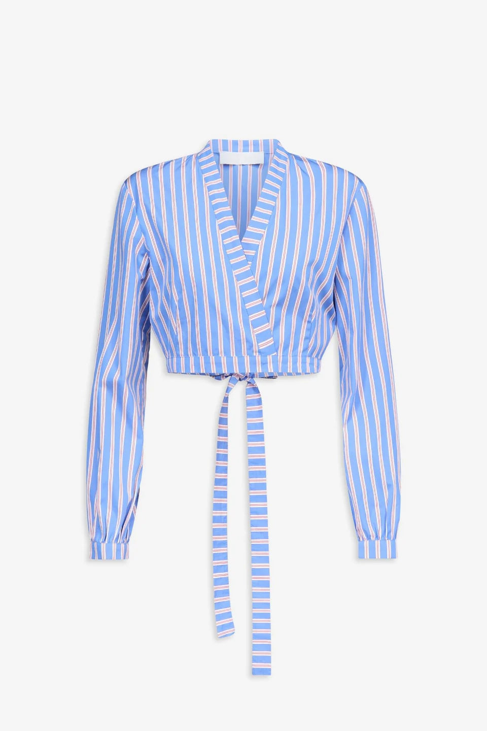 TERRY STRIPE CROP TOP