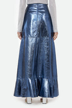 Load image into Gallery viewer, METALLIC BLUE SKIRT
