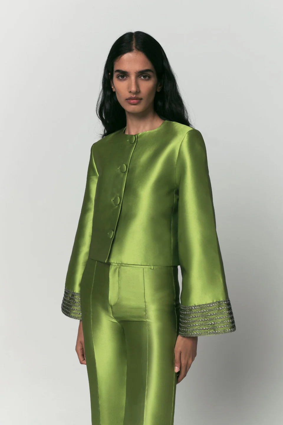 Ruby Smart Satin Jacket