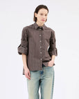 Men's Stripe Top Toffee