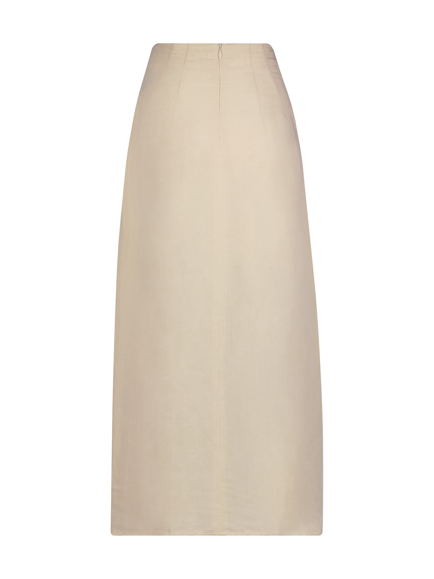 Wrap Draped Midi Skirt