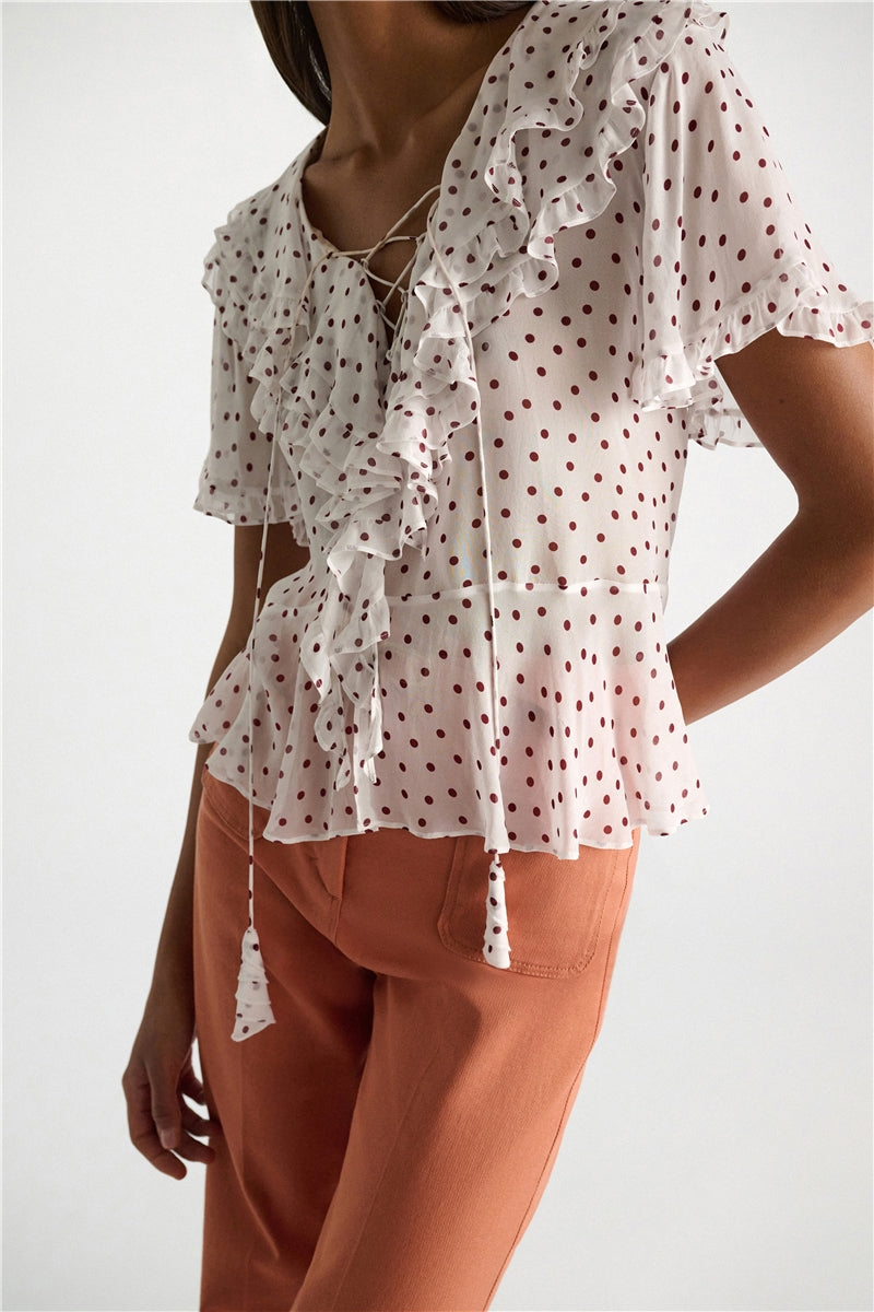Dancing Dots Blouse