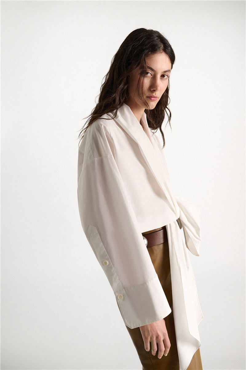 Poplin Power Blouse