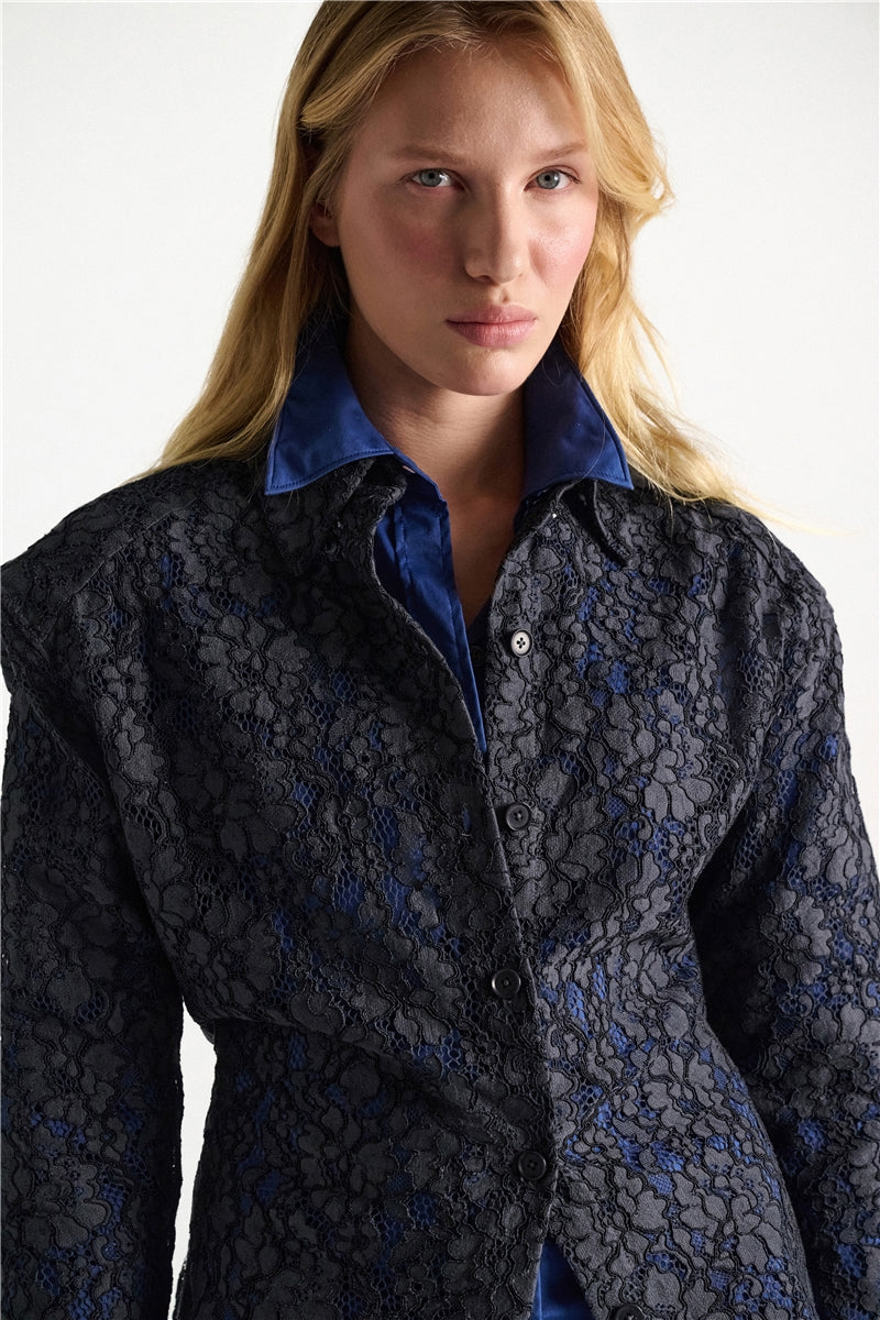 Powerful Lace Blouse