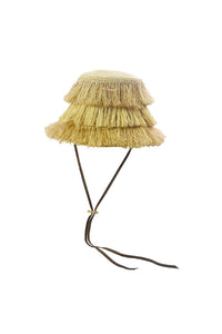 Frayed Lampshade Crochet Hat