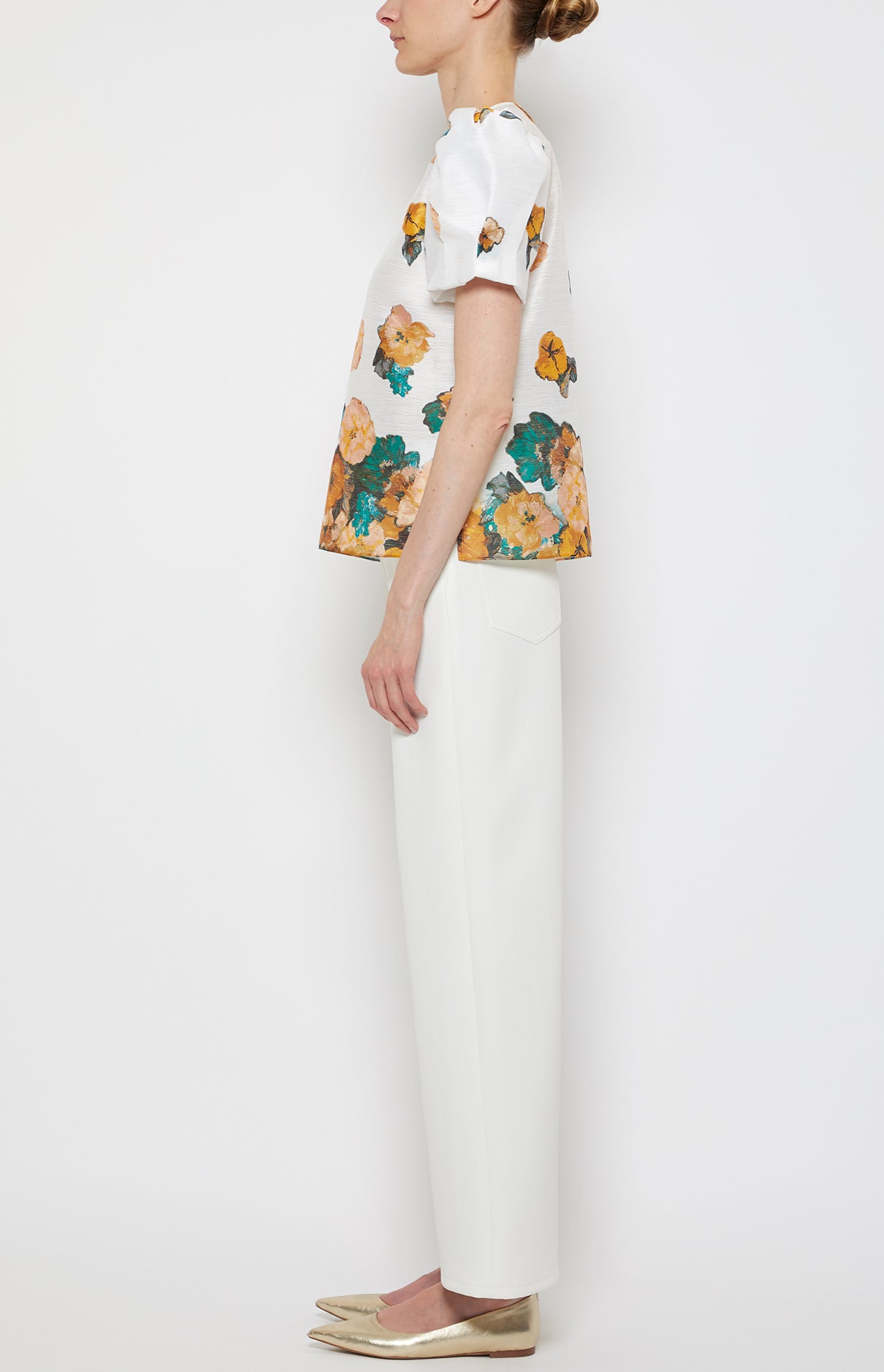 PUFF SHORT SLV RELAX FIT TOP