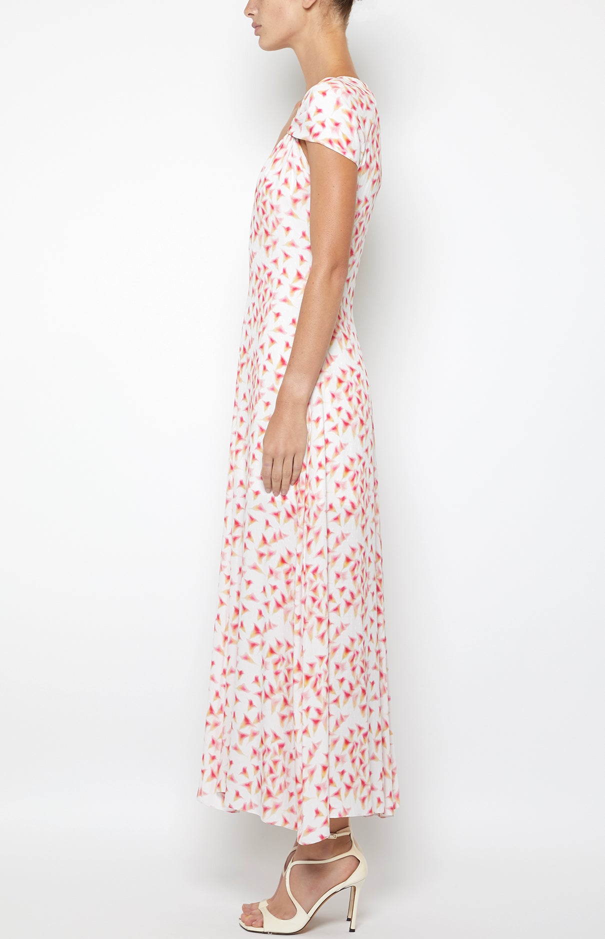 TWIST CAP SLEEVE DRESS