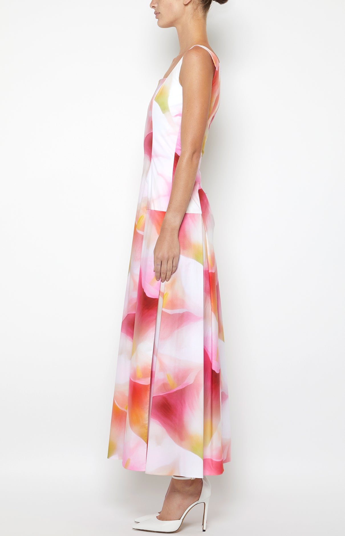 SQUARE NECK TANK MIDI DRESS