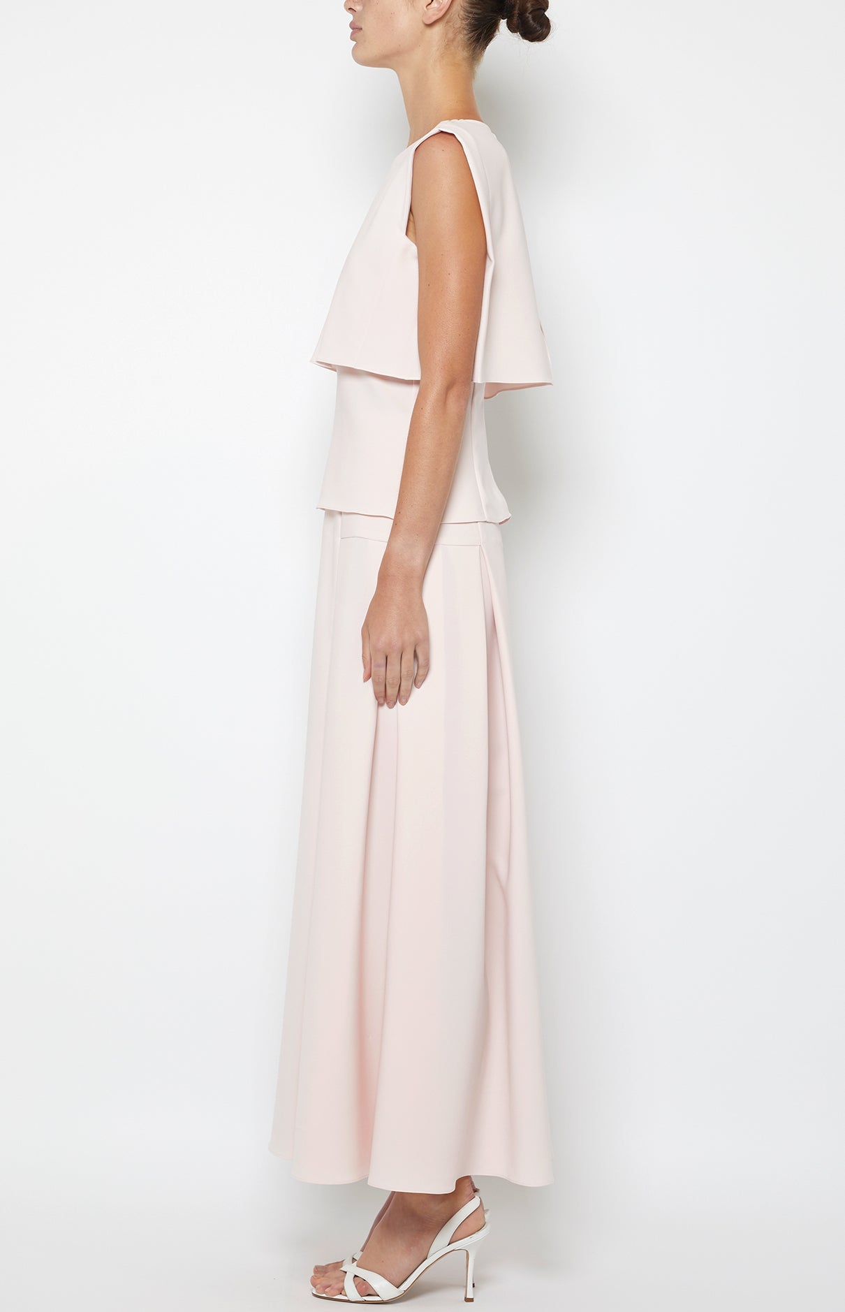 PLEAT YOKE SKIRT