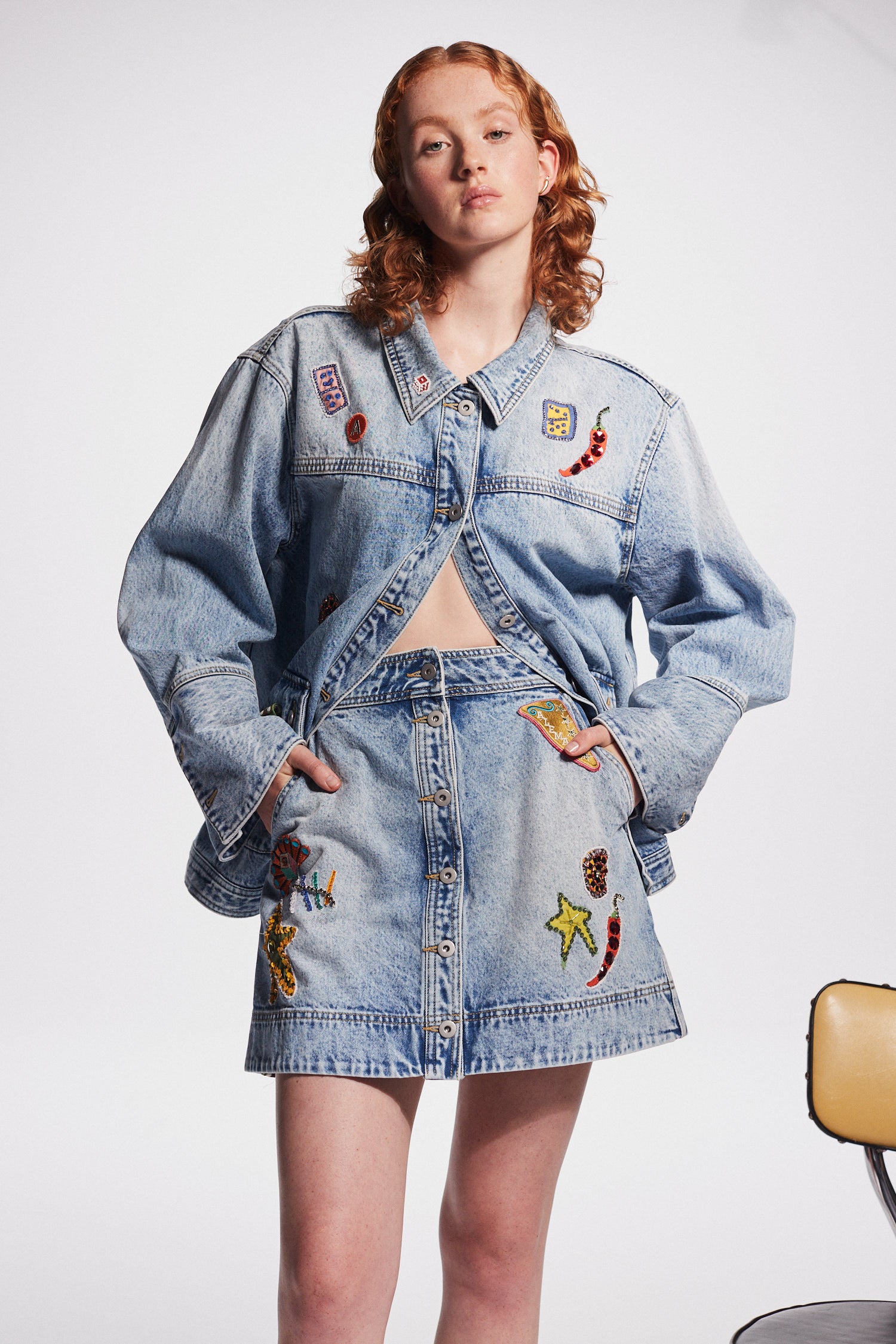 Jackpot Denim Skirt