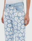 Light Blue Floral Pants