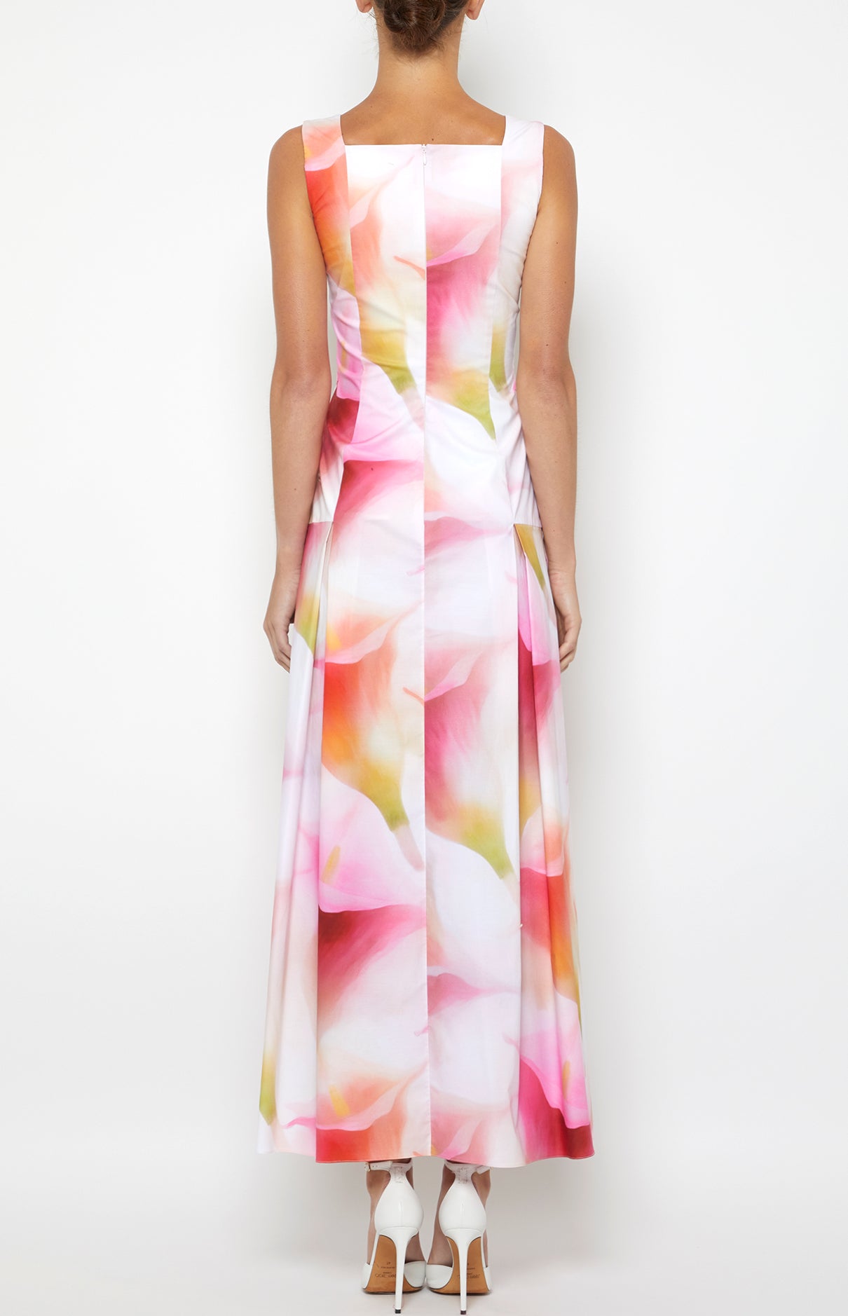 SQUARE NECK TANK MIDI DRESS