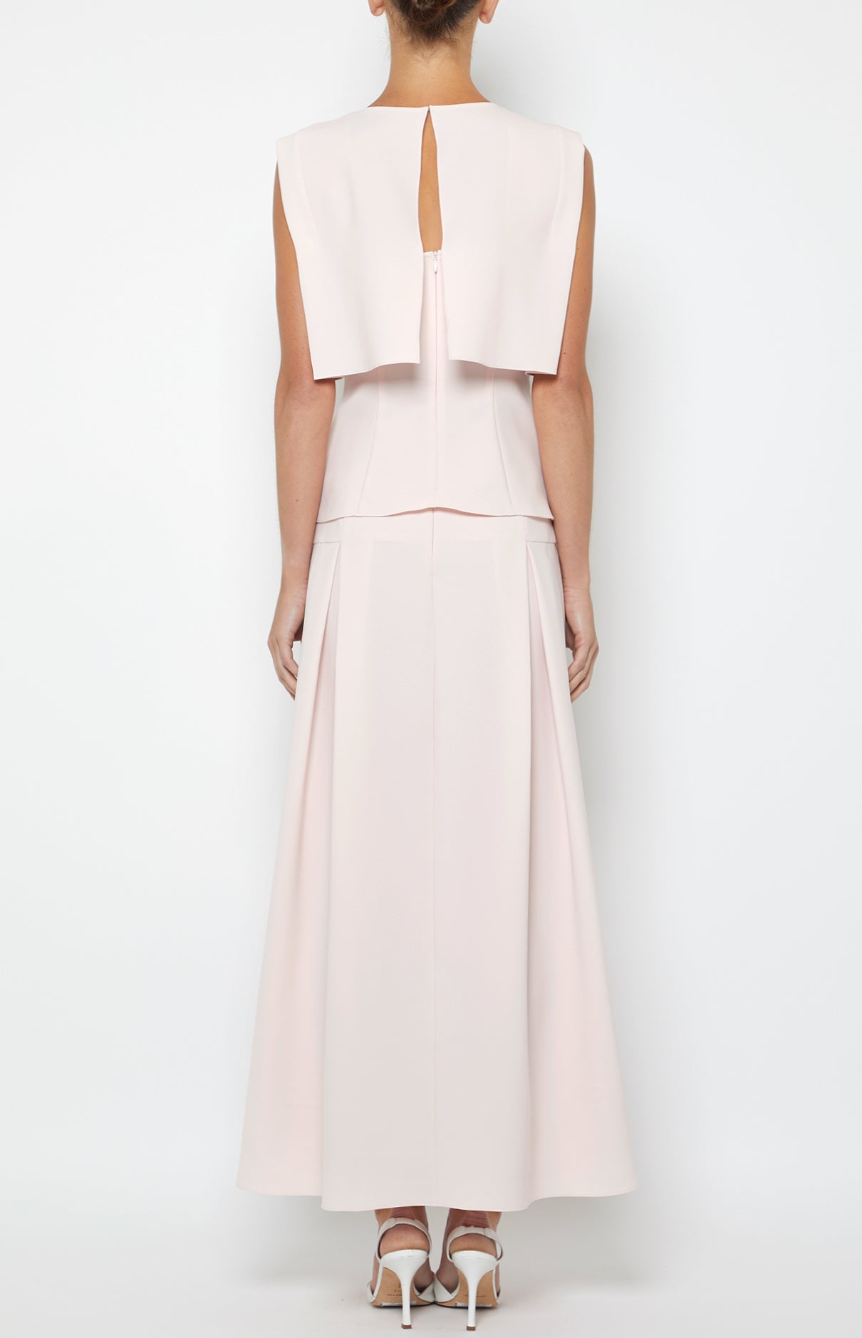 PLEAT YOKE SKIRT