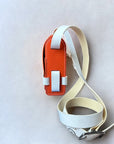 Orange & White Zouzou Bag