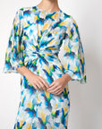 3/4 SLEEVE MAXI DRESS