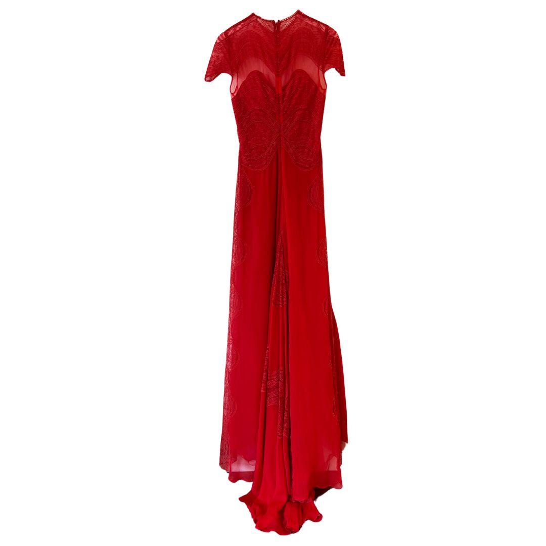 Dante Silk Georgett Demi Gown