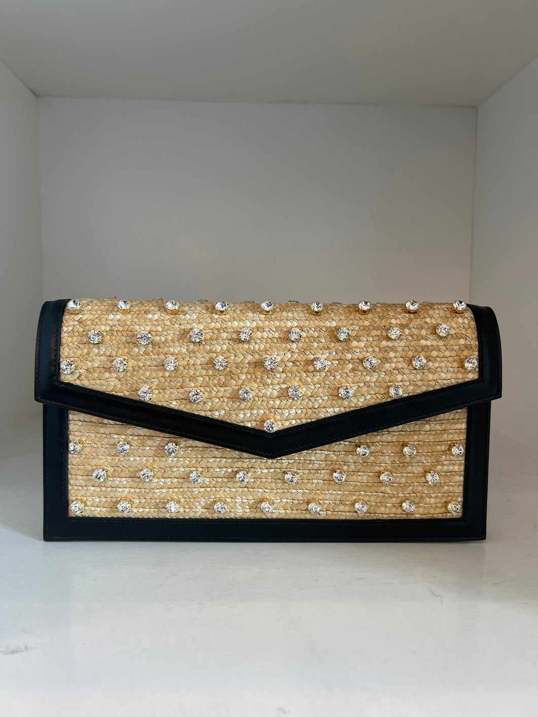 Crystal Black Clutch