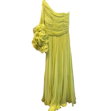 Load image into Gallery viewer, Aziza Silk Grgtte Onshldr Gown