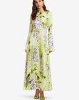 Francesca Maxi Dress - Wisteria Print