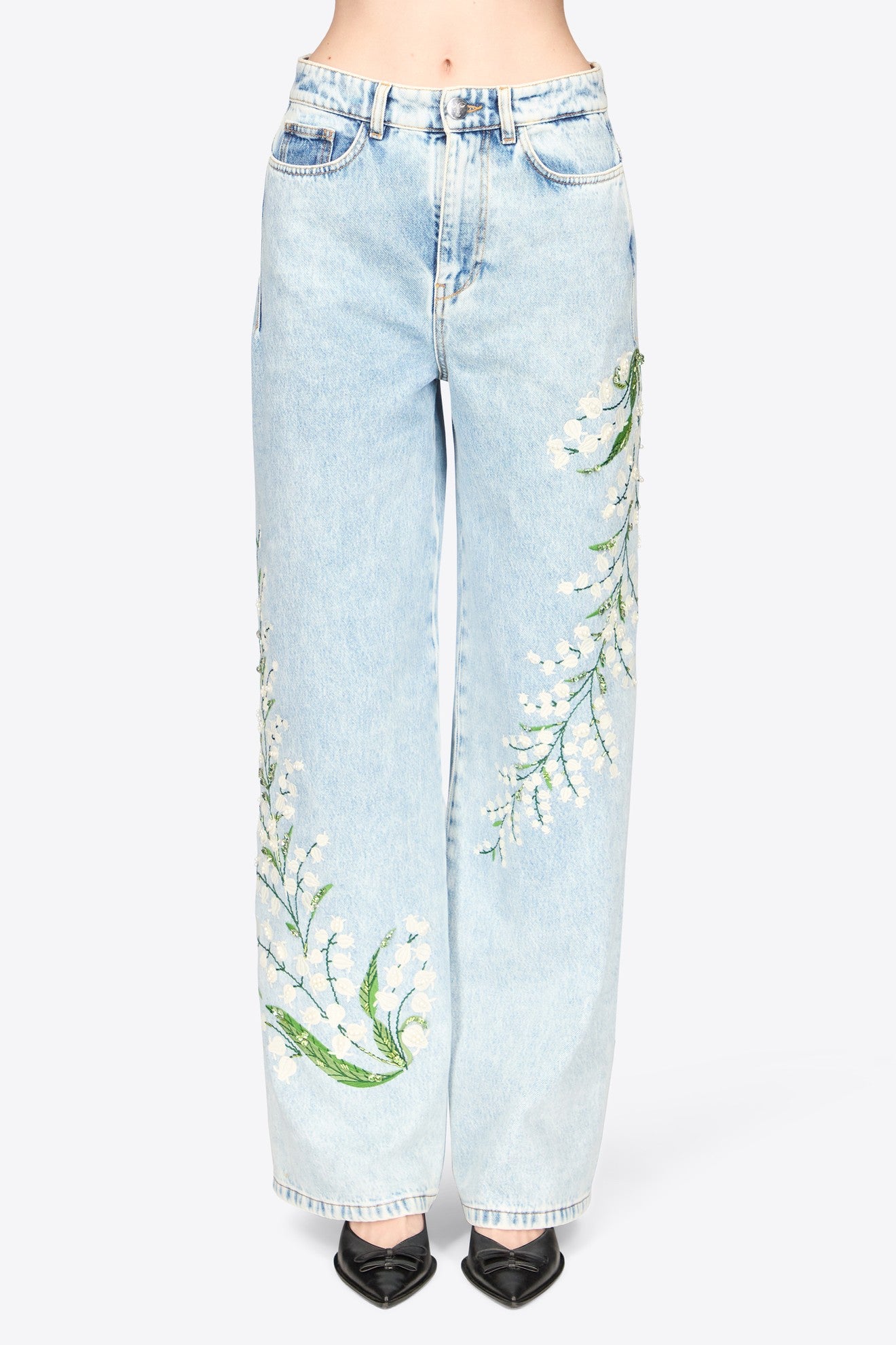 Jeans With Lily Embroider – SOSUSU