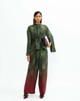 Plaid Ombre Pants